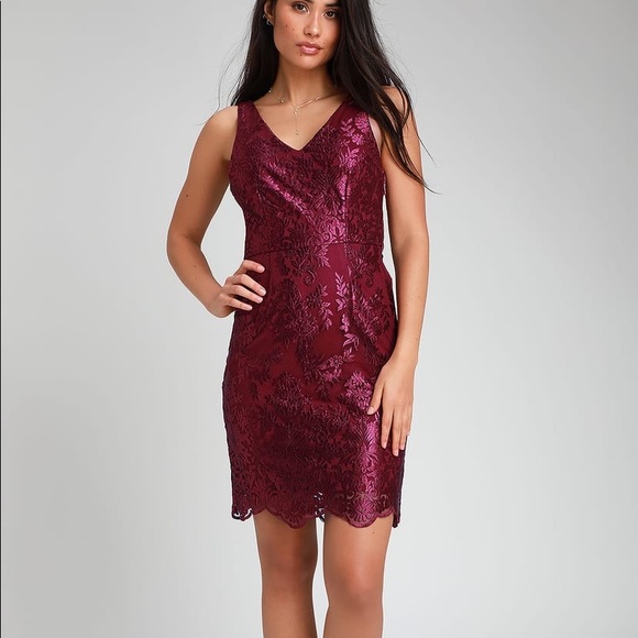 Lulus Dresses & Skirts - Sleeveless Lace Mini Dress
